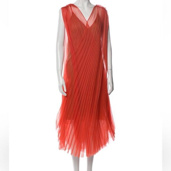 Lanvin Silk Midi Dress